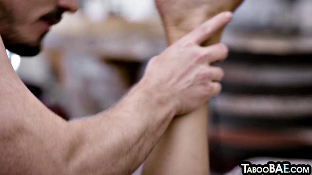 Big-titted gorgeous MILF drilled by stud