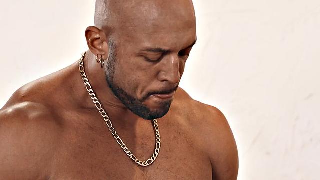 Eager jock rides black cock of his personal masseur