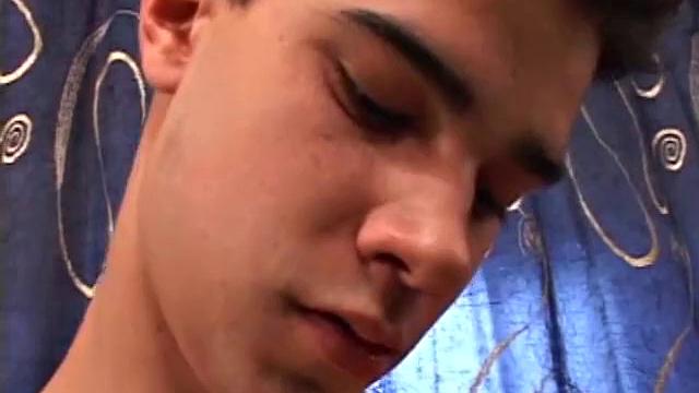 Dawson finds a magazine in the bathroom and decides to pleasure himself. A few minutes of cock stroking end with two cum shots.