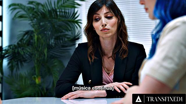 TRANSFIXED - CEO Jade Venus Fucks Petite Intern Jane Wilde In Office Meeting