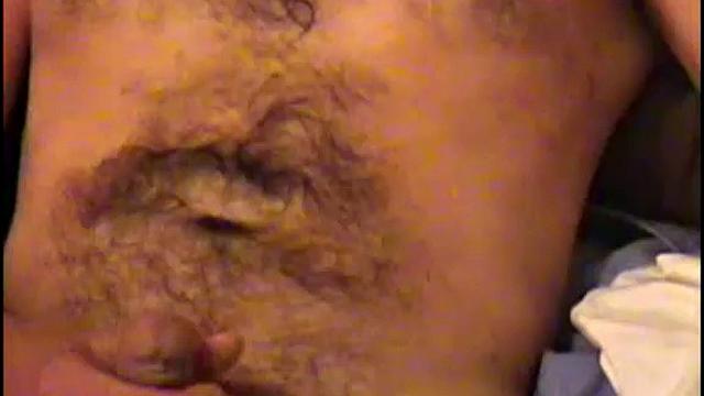 Nick is a landscaper who was working shirtless in my apartment complex. I had to see if he was into showing off more than that hairy chest of his.