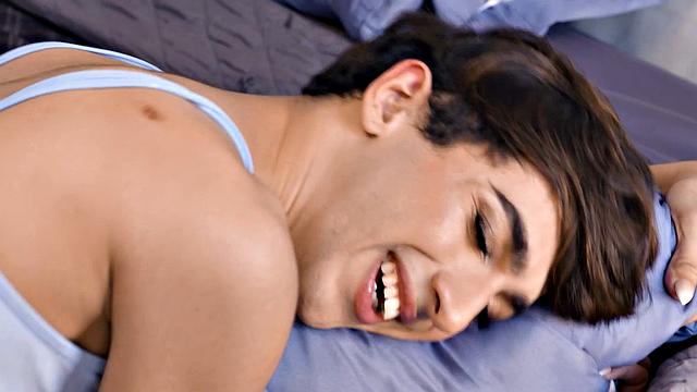 HETEROFLEXIBLE - Horny Nate Rose Lets Roommate Femboy Foxy Alex Bounce On His Hard Cock