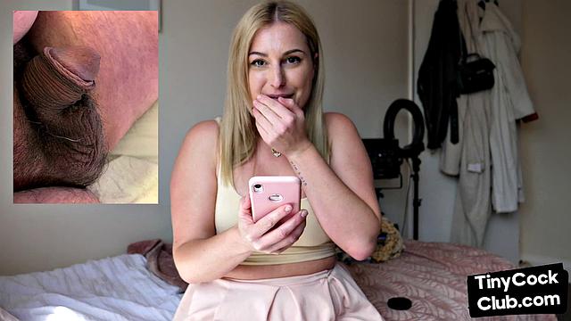 SPH solo British babe talks dirty about small dicks