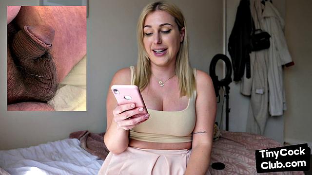 SPH solo British babe talks dirty about small dicks