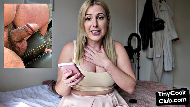 SPH solo British babe talks dirty about small dicks