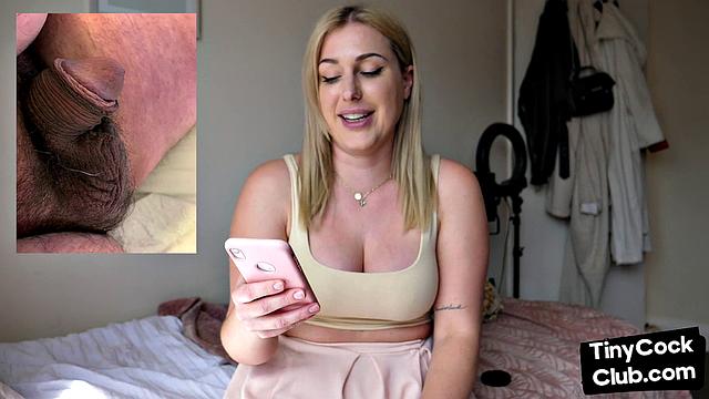 SPH solo British babe talks dirty about small dicks