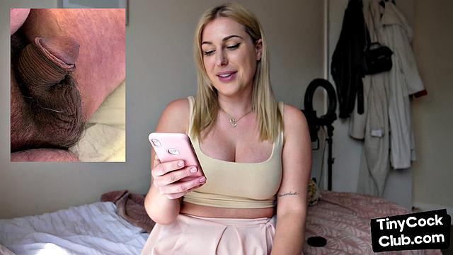 SPH solo British babe talks dirty about small dicks