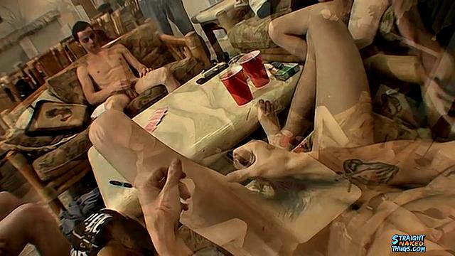 Five Guys Naked Card Game and Circle Jerk Cum Contest - Wiley, Cain, Blinx, Danny Boy & Slip