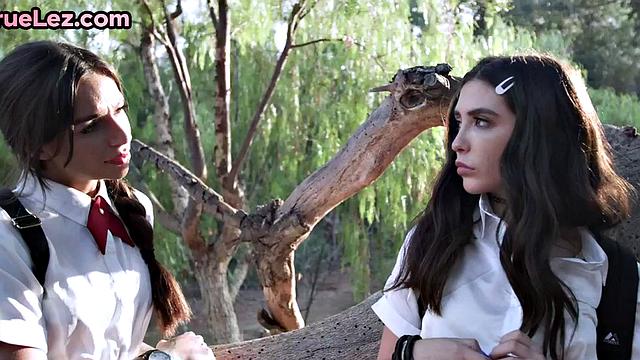 яркое лесби трение плавно переходит в страстный фингеринг