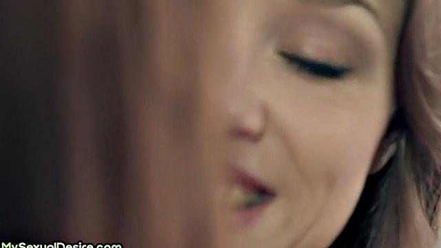 Petite sluts seduced by nympho in 3some pussy licking