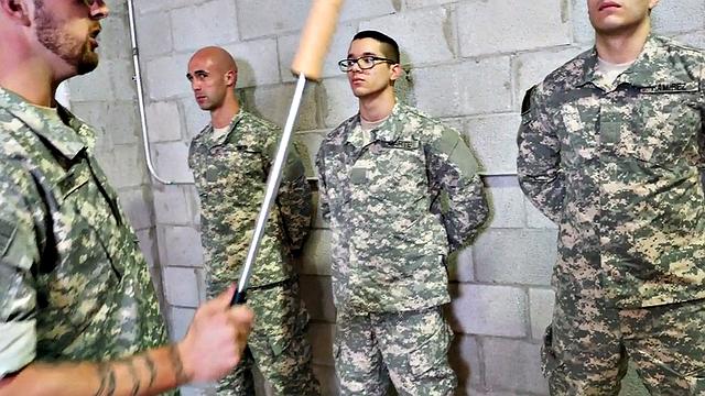 Demanding military sergeant rimmed in 3way