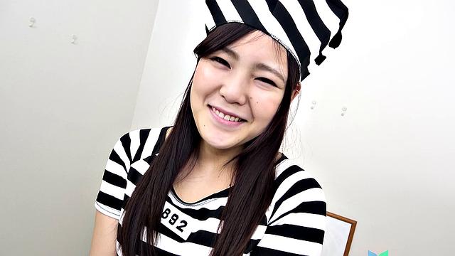 Manami Takashima has thong panties on under her costume