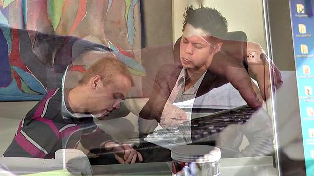 Ennio Guardi with Robin Berg