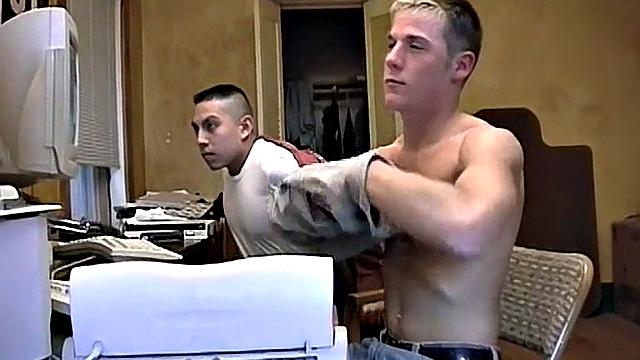 Blond Stud Joey Gets Some - Joey & Fernando Montoya