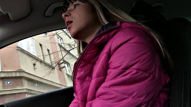 Cute cutie gets pounded hard by stranger in car POV fantasy