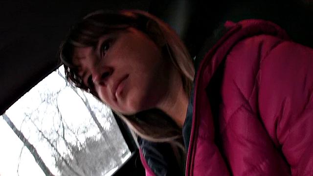 Cute cutie gets pounded hard by stranger in car POV fantasy