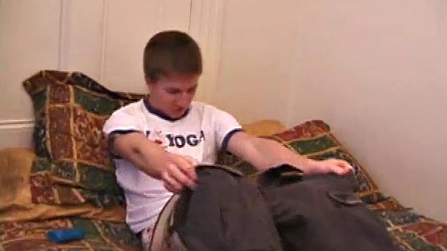 Twink Boy Casey Jerks Off