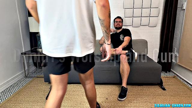 Dimitri's Worship & Cum - Dimitri, CDubs & Matt
