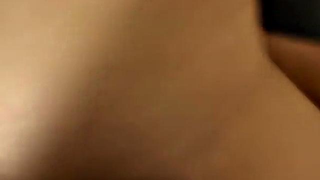 Blonde teen gets her tight pussy drilled hard and fast in close-up POV action