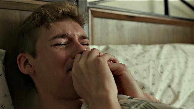 Creepy Muscle Jock Caught Wearing Stepbrother's Cum-Filled Socks