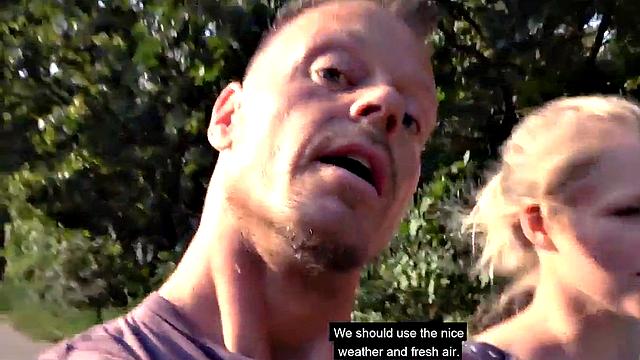 Inked public babe fucked by sex date outdoor amateur sex