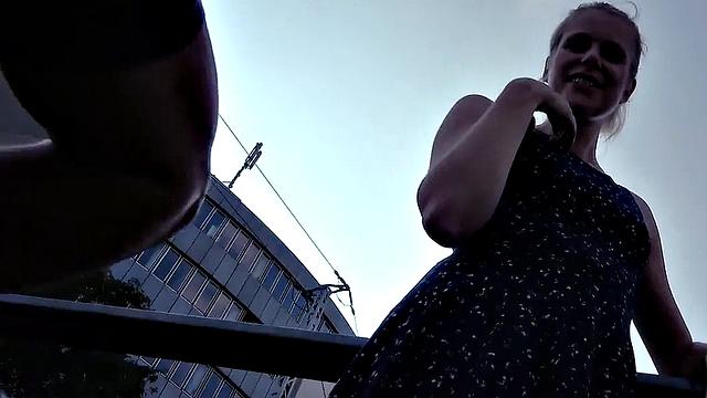 Inked public babe fucked by sex date outdoor amateur sex