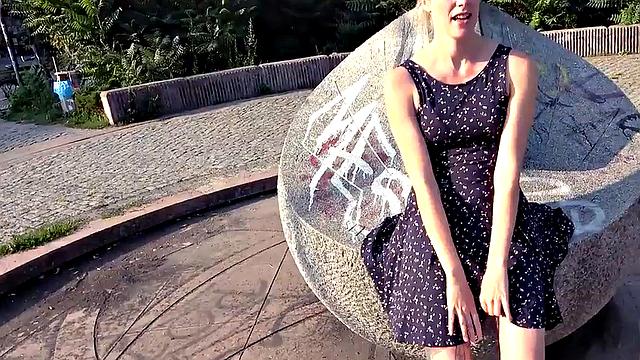 Inked public babe fucked by sex date outdoor amateur sex