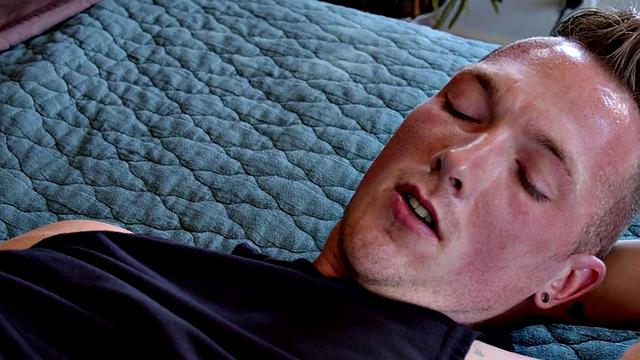 Athletic cocksucker doggystyled by stud till he cums