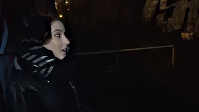 Czech car fun after public blowjob