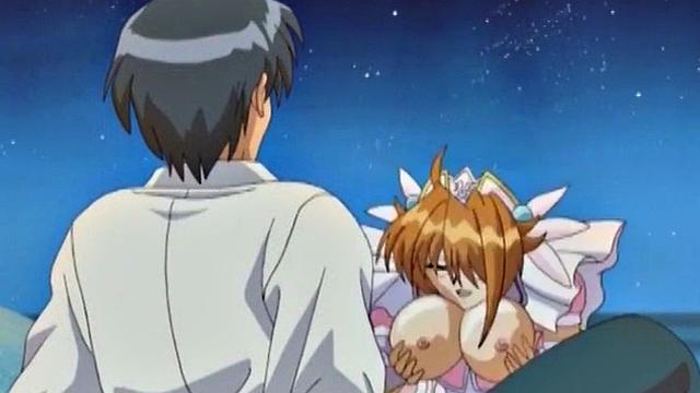 Big titty anime babe gets licked