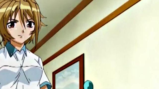 Big titty anime babe gets licked