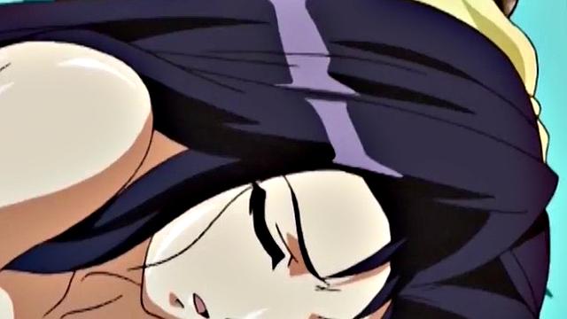 Big titty anime babe gets licked