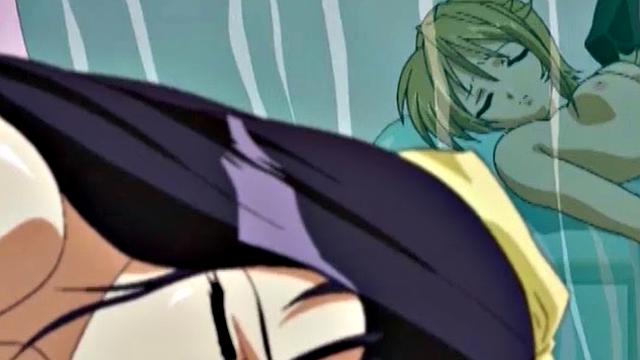 Big titty anime babe gets licked