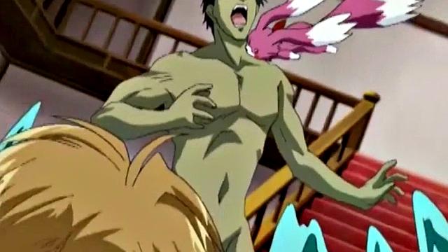 Big titty anime babe gets licked