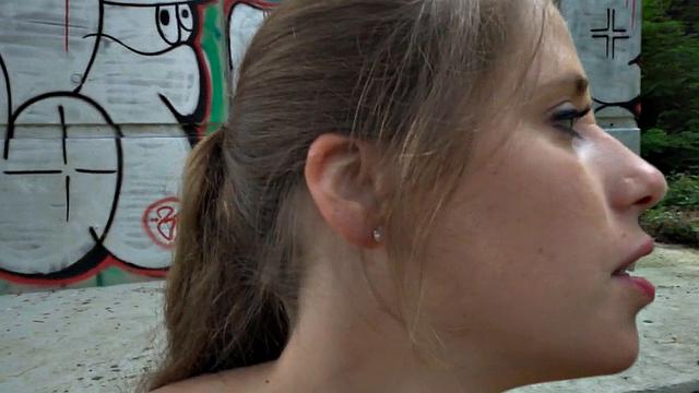 Picked up public babe POV fucked outdoor by sex agent