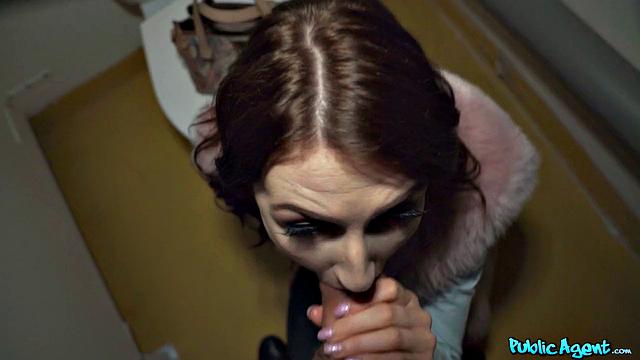 Toilet Fuck For A Lollipop Sucker