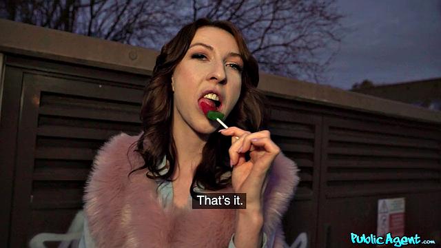 Toilet Fuck For A Lollipop Sucker