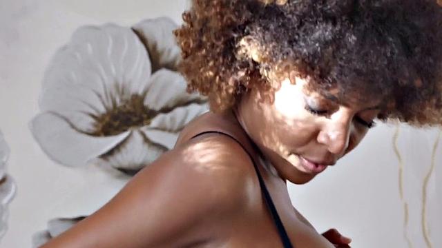 Black lingerie milf in stockings fucking white bf in couple