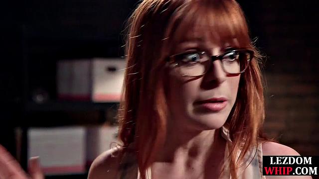 Lesbian sub queened and whipped