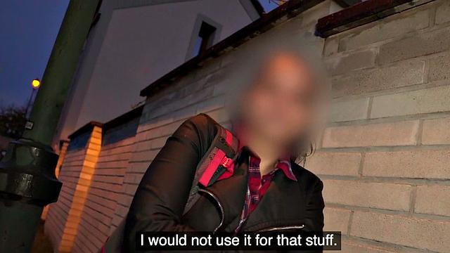 Real babe picked up and oiled for fuck by priest in outdoor van