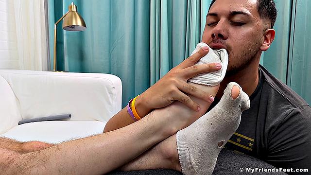Bax Feet Worshiped By His Trainer - Bax