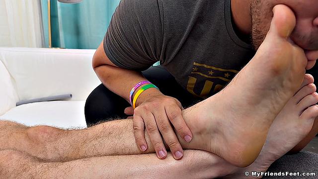 Bax Feet Worshiped By His Trainer - Bax