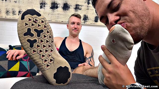 Bax Feet Worshiped By His Trainer - Bax