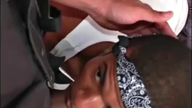 Security guard walks in and catches Emilio jacking off to some porn magazines. So, he decides to let Emilio take a crack at sucking his Brazilian cock.