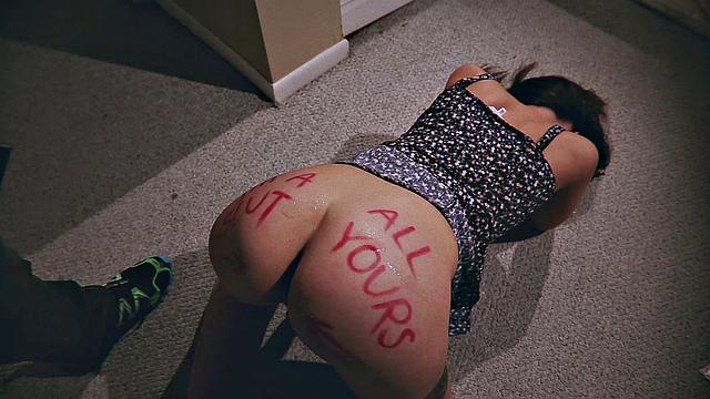 Neighborhood Slut Gets Filled Up