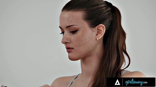 GIRLSWAY - Housekeeper Olivia Madison Caught Naughty Glimpses Of Her Bosses