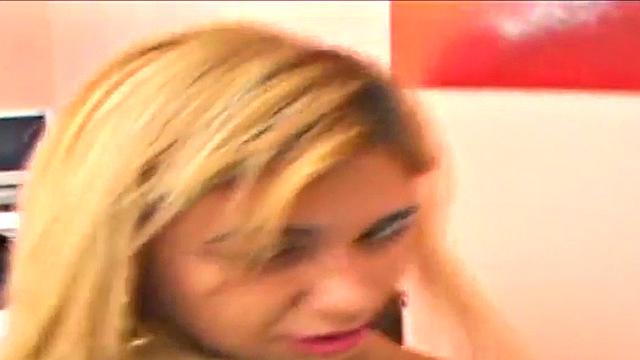 Blonde Brazilian Girl has Sex with her Round Ass