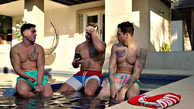 Confused Hunk Helped Out By Cock - ASGmax