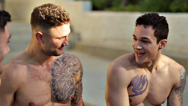 Confused Hunk Helped Out By Cock - ASGmax