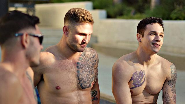 Confused Hunk Helped Out By Cock - ASGmax